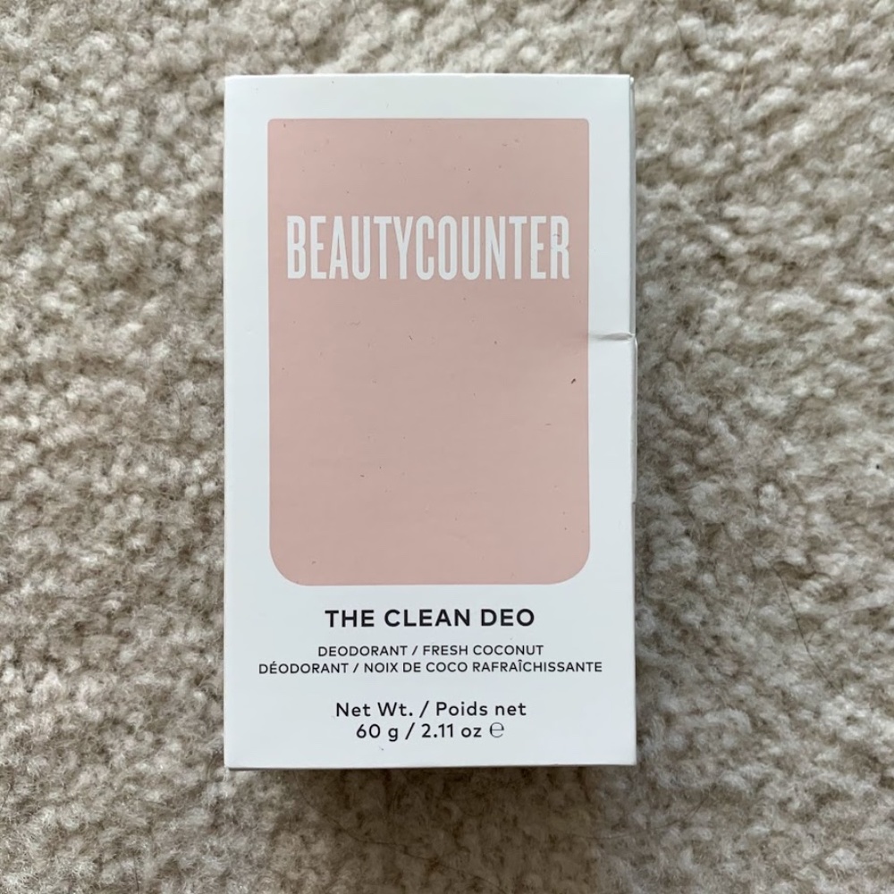 Beautycounter Clean Deodorant Fresh Coconut NEW